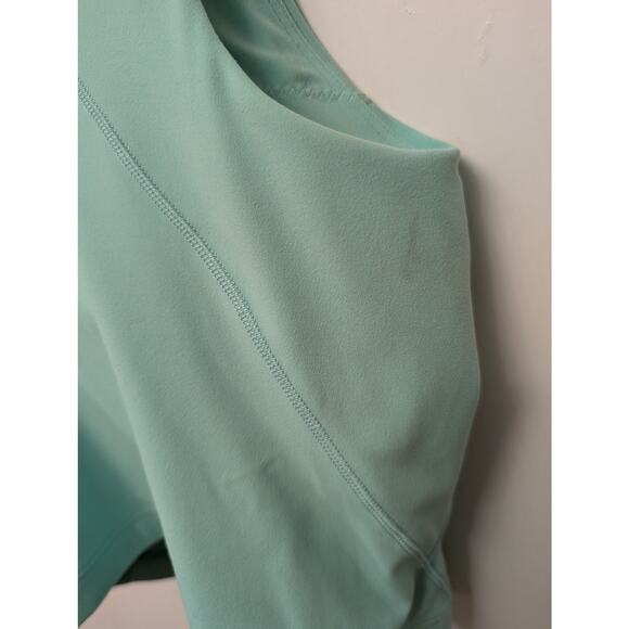 Lululemon Align High-Neck Tank Top Light Support Wild Mint Cropped Yoga Running - Picture 5 of 6